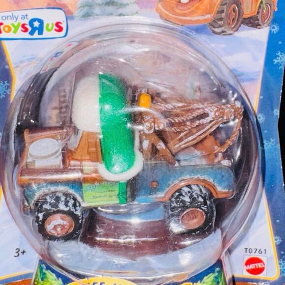 Disney Pixar Cars Christmas Ornament Whee-Hoo Winter Mater diecast vehicle - Picture 7 of 7